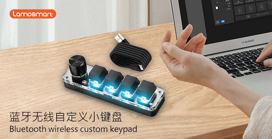 Bluetooth wireless custom keypad