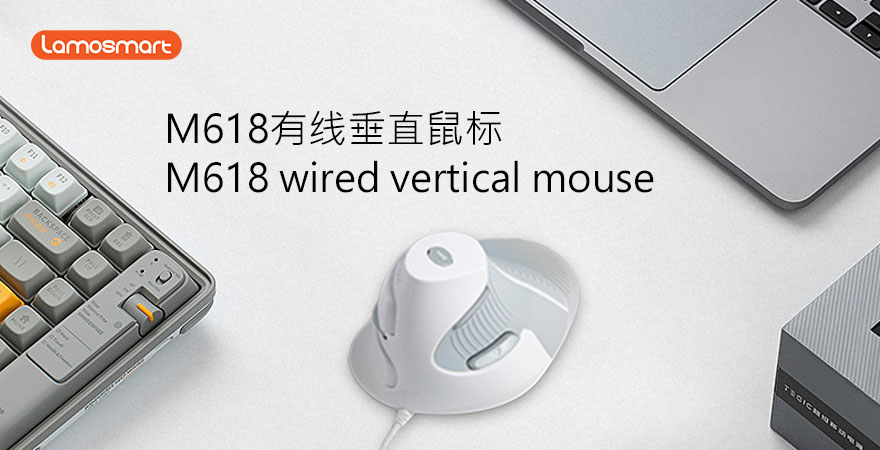 Wired vertical mouse
